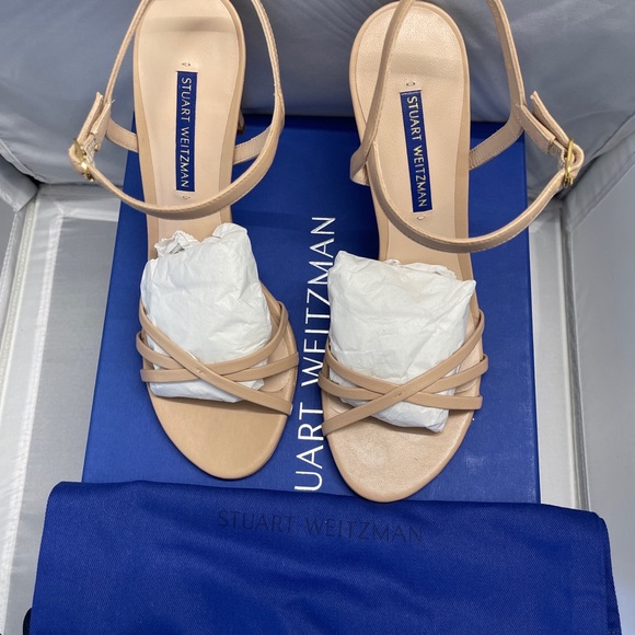 BNIB Staurt Weitzman Adodrn Star 105 Classic Pump size 6 Tan - Picture 8 of 12